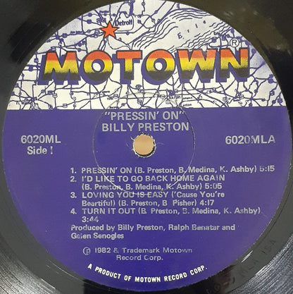 Billy Preston - Pressin' On