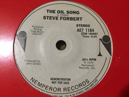 7" Single: Steve Forbert - The Oil Song