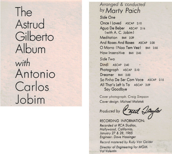 The Astrud Gilberto Album - secondary