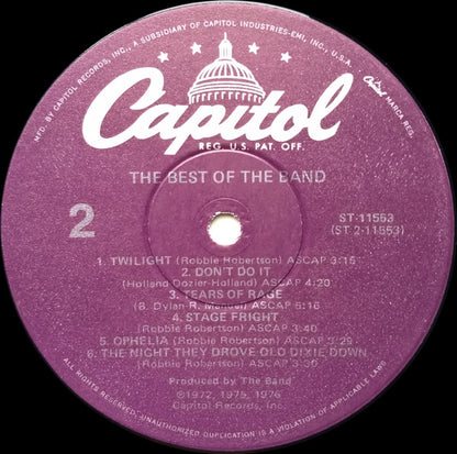 The Best Of The Band - secondary