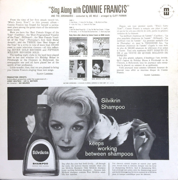 Connie Francis - Sing Along With Connie Francis