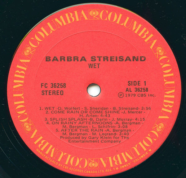 Barbra Streisand - Wet