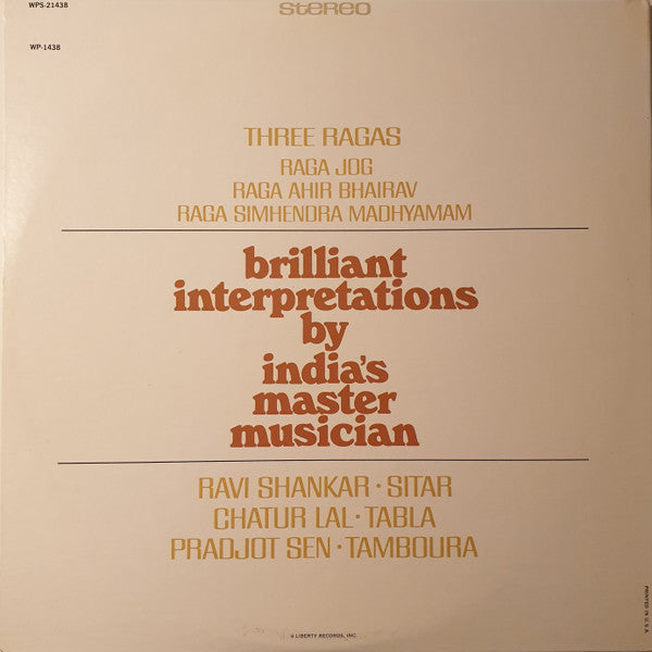 Three Ragas - secondary