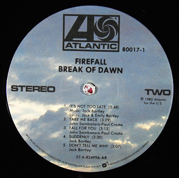Break Of Dawn - secondary