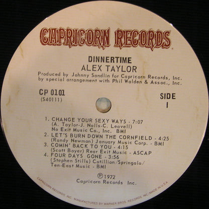 Alex Taylor - Dinnertime