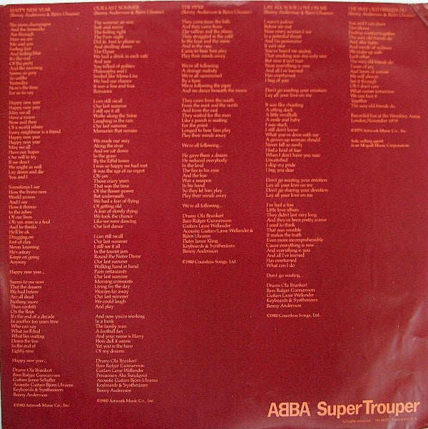 ABBA - Super Trouper