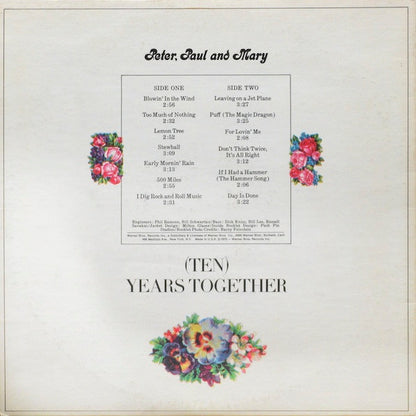 Peter, Paul & Mary - The Best Of Peter, Paul And Mary: (Ten) Years Together