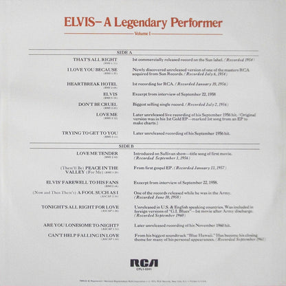 A Legendary Performer - Volume 1 - secondary