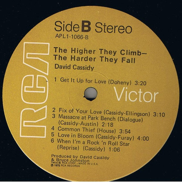 The Higher They Climb -  The Harder They Fall - secondary
