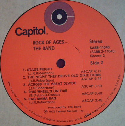 Rock Of Ages (The Band In Concert) - secondary