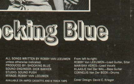 Shocking Blue - The Shocking Blue