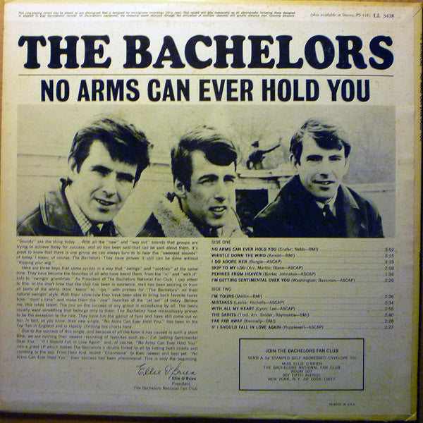 No Arms Can Ever Hold You - secondary