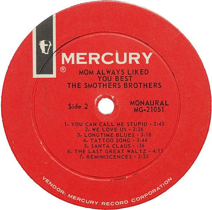 Smothers Brothers - Mom Always Liked You Best!