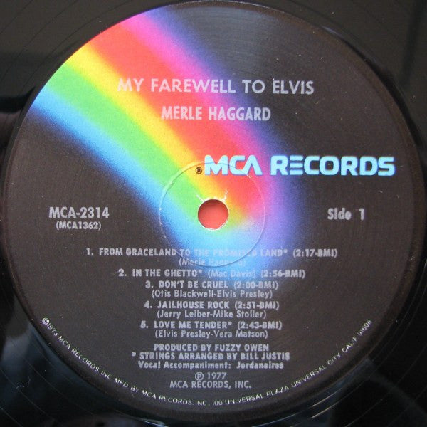 My Farewell To Elvis - secondary