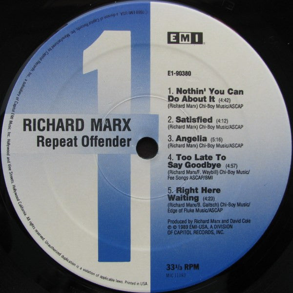 Repeat Offender - secondary