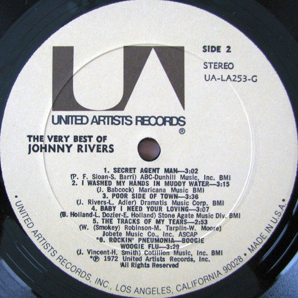The Very Best Of Johnny Rivers - secondary