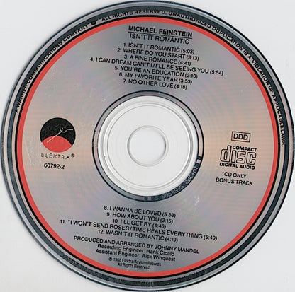 Michael Feinstein - Isn't It Romantic