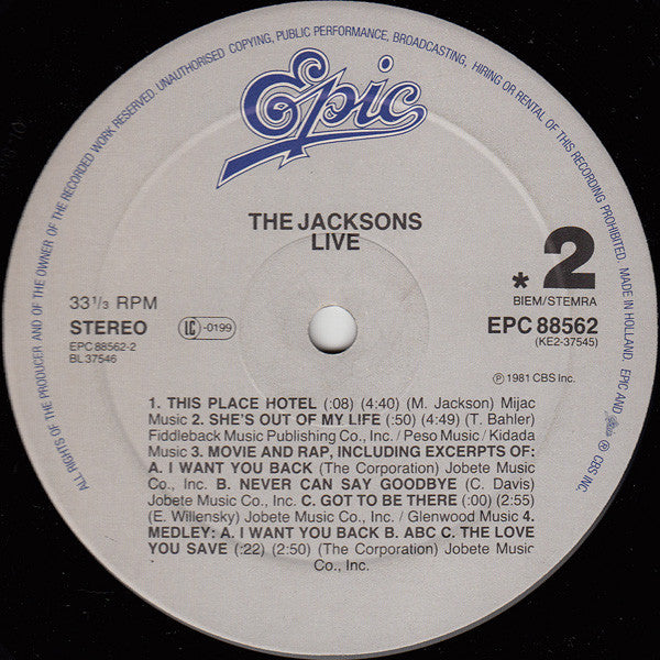 The Jacksons - Live