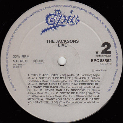 The Jacksons - Live
