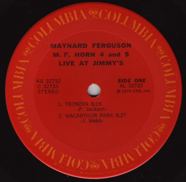 M.F. Horn 4&5: Live At Jimmy's - secondary