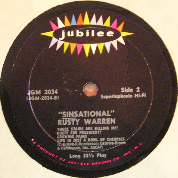 Rusty Warren - Sinsational