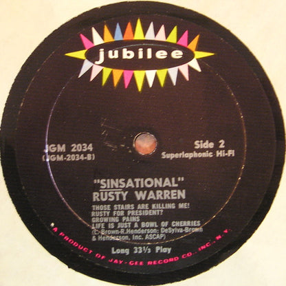 Rusty Warren - Sinsational