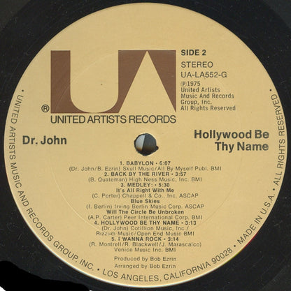 Hollywood Be Thy Name - secondary