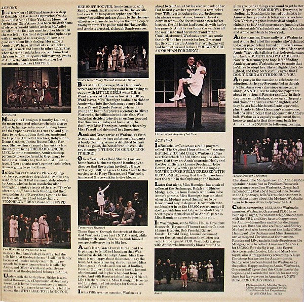 "Annie" Original Cast - Annie (A New Musical)