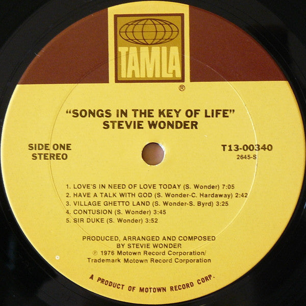 Stevie Wonder - Songs In The Key Of Life