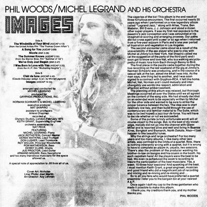 Phil Woods, Michel Legrand Et Son Orchestre - Images
