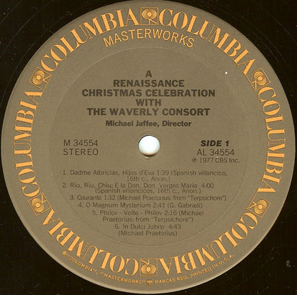 The Waverly Consort, Michael Jaffee - A Renaissance Christmas Celebration With The Waverly Consort