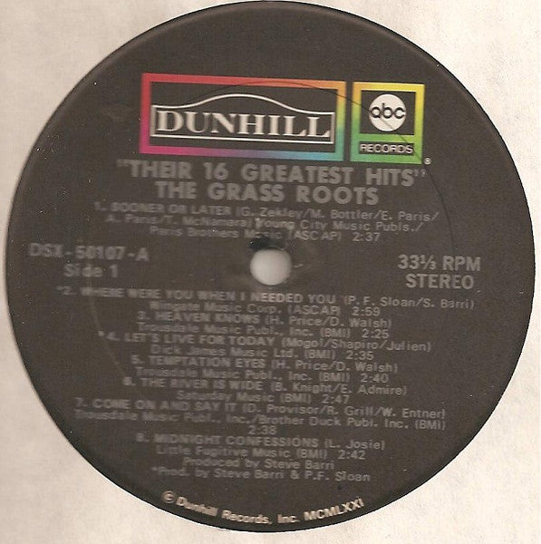 Their 16 Greatest Hits - secondary