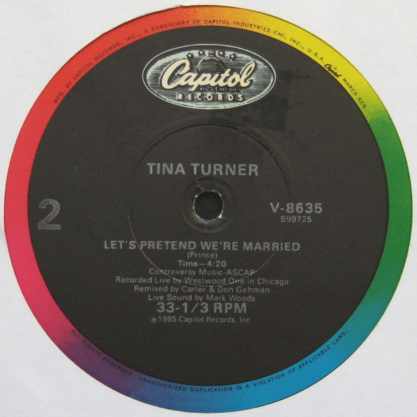 12" Single: Tina Turner - Show Some Respect (Extended Mix)