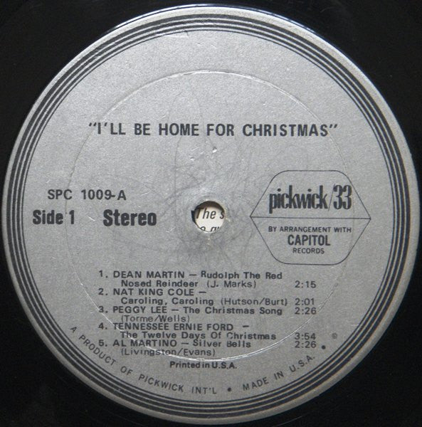 Various - I'll Be Home For Christmas