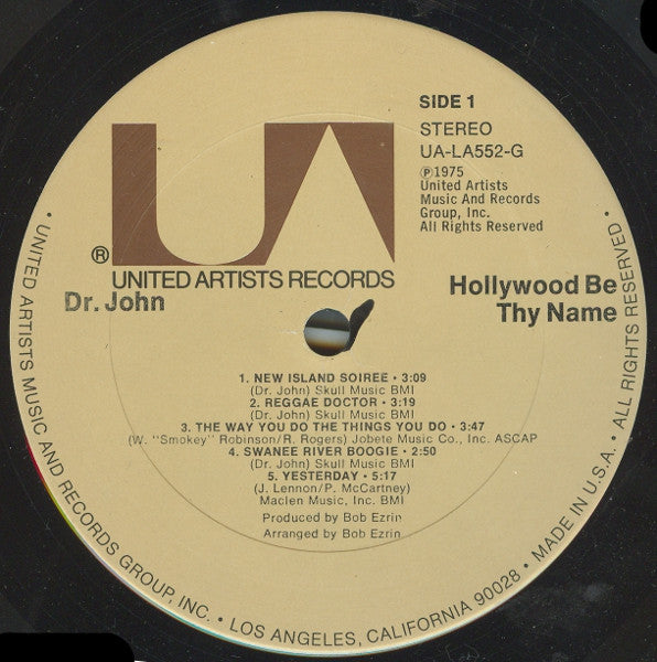 Hollywood Be Thy Name - secondary