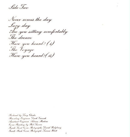 On The Threshold Of A Dream - secondary