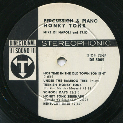 Mike Di Napoli, Frank Petty Trio - Percussion & Piano Honky Tonk