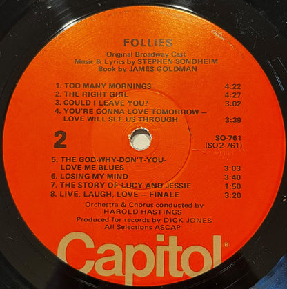 "Follies" Original Broadway Cast, Stephen Sondheim - Follies (Original Cast Recording)