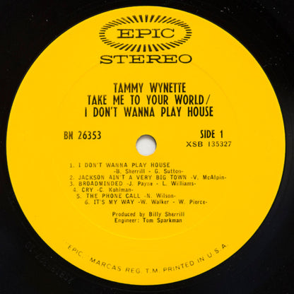 Tammy Wynette - Take Me To Your World / I Don't Wanna Play House