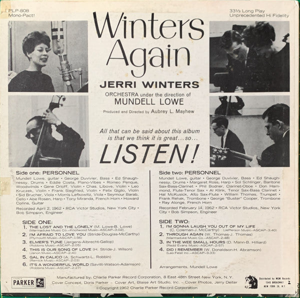 Winters Again - secondary