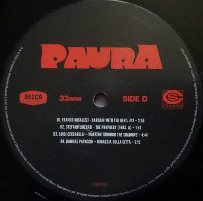Paura (A Collection Of Italian Horror Sounds From The Cam Sugar Archive) - secondary