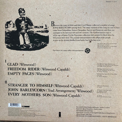 John Barleycorn Must Die - secondary