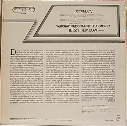 Jerzy Semkow, Orkiestra Symfoniczna Filharmonii Narodowej, Alexander Scriabine - Symphony No. 3 "The Divine Poem"