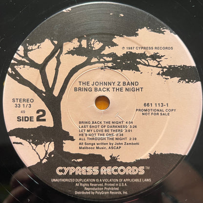 The Johnny Z Band - Bring Back The Night