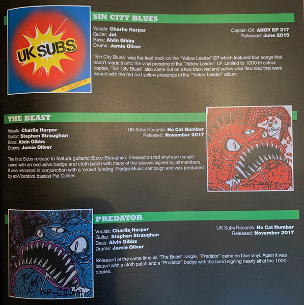 1977 - 2017 40 Years Of U.K. Subs Singles - secondary