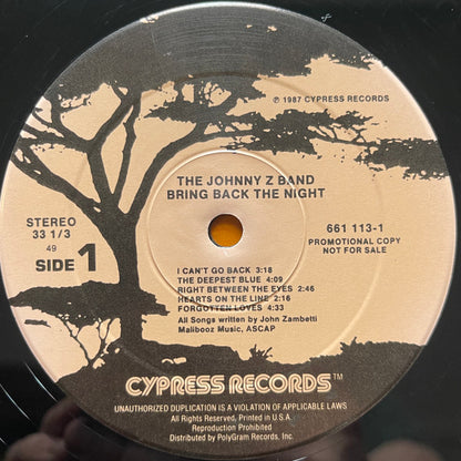 The Johnny Z Band - Bring Back The Night