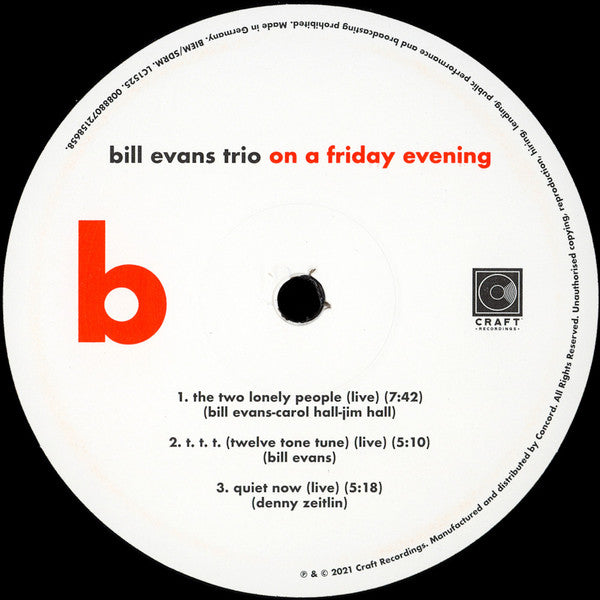 On A Friday Evening - secondary