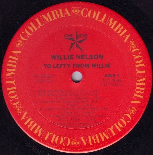 To Lefty From Willie - secondary
