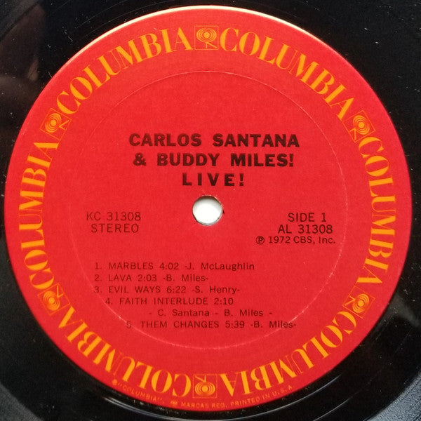 Carlos Santana & Buddy Miles! Live! - secondary