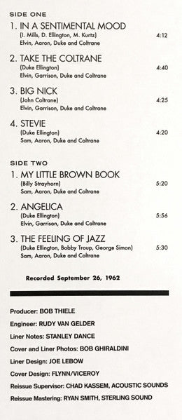 Duke Ellington & John Coltrane - secondary